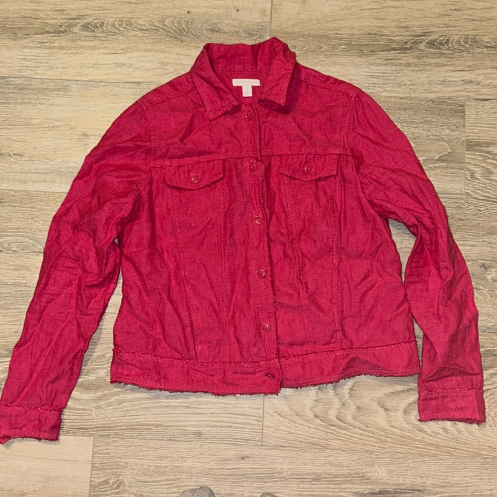 Charter Club Women's 100% Linen Jacket